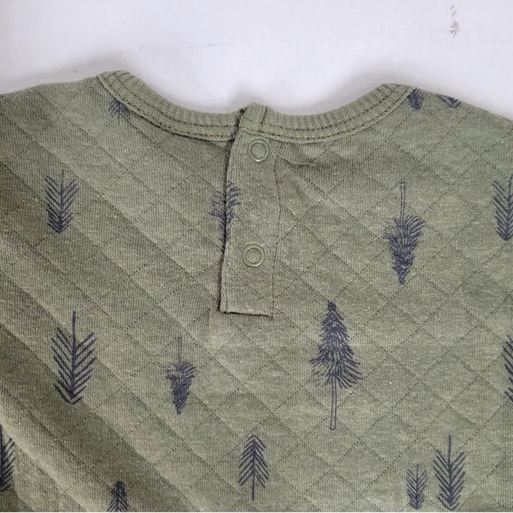 New! Baby 2pc Quilted Pullover & Leggings Set, Olive Green- Boy or Girl … - Picture 6 of 9